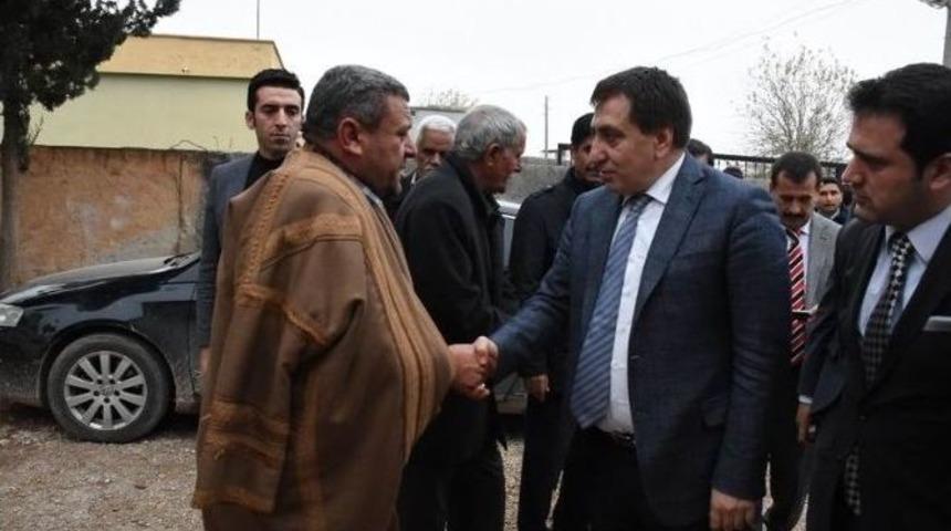 Vali K&uuml;&ccedil;&uuml;k, Ak&ccedil;akale İl&ccedil;esinde İncelemelerde Bulundu