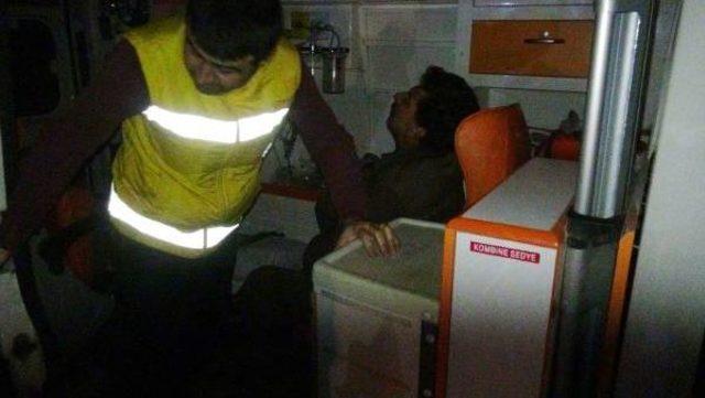 Asfalt şantiyesindeki yangında 2 kişi zehirlendi 1