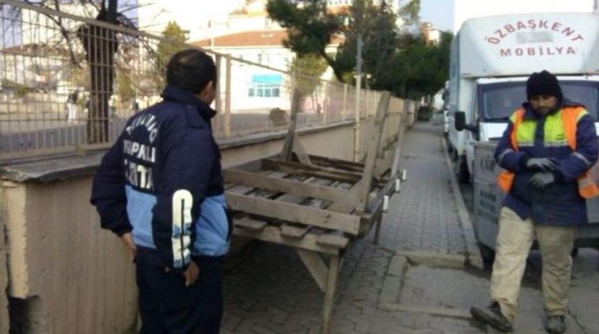 Kapaklı Zabıtası Kaldırım İşgallerine &rsquo;dur&rsquo; Dedi