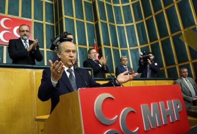 Devlet bahçeli : davutoğlu, doğan görünümlü şahin otomobil gibi ses çıkarıyor