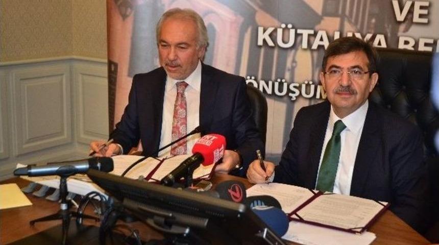 &Ccedil;evre Ve Şehircilik Bakanlığı İle K&uuml;tahya Belediyesi Protokol İmzaladı