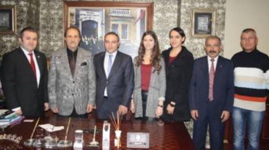 Gen&ccedil;lik Federasyonundan, Sesob Başkanı K&ouml;ksal&rsquo;a Ziyaret