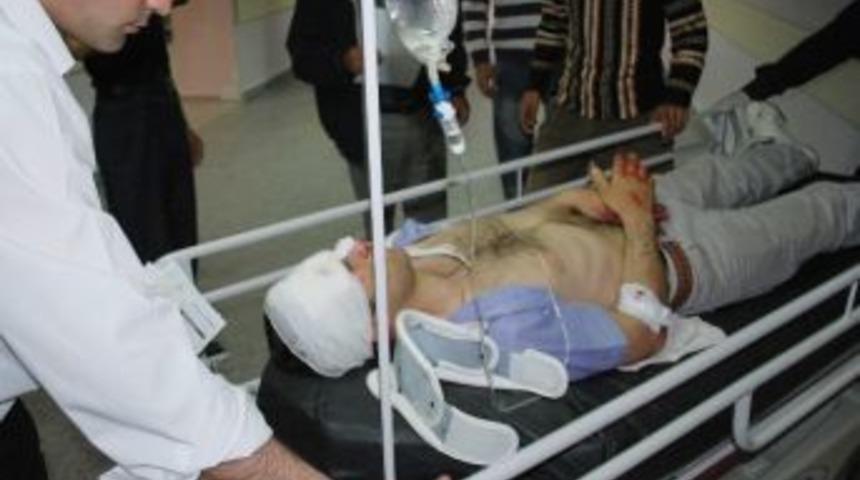 Doğalgaz Hattı &Ccedil;eken İki İş&ccedil;i Elektrik Akımına Kapıldı