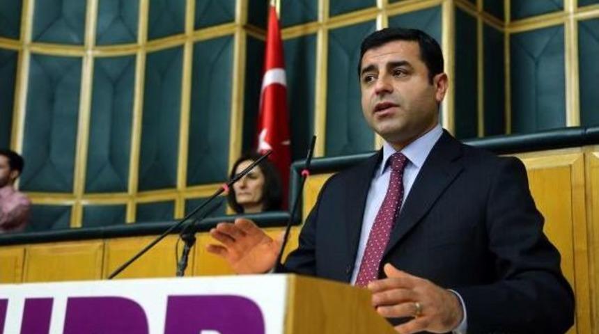 Demirtaş : anayasa mahkemesi baraj konusunu ele almadan gelin kaldıralım