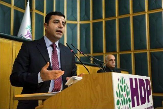 Demirtaş : anayasa mahkemesi baraj konusunu ele almadan gelin kaldıralım