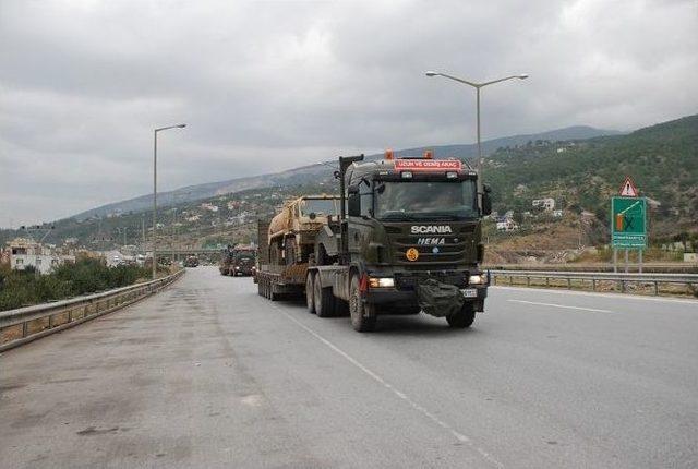 ABD Askeri Araçları Dönüş Yolunda