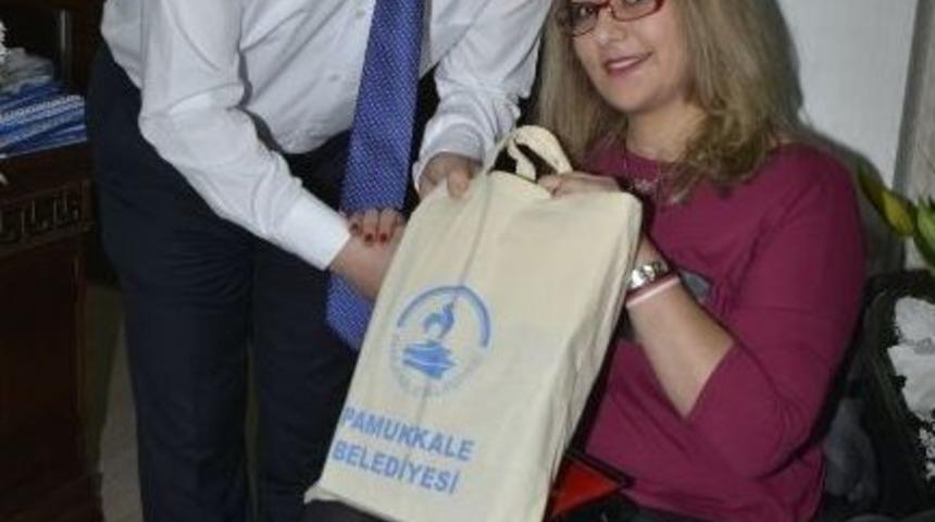 Engellilerden Başkan G&uuml;rlesin&rsquo;e Ziyaret