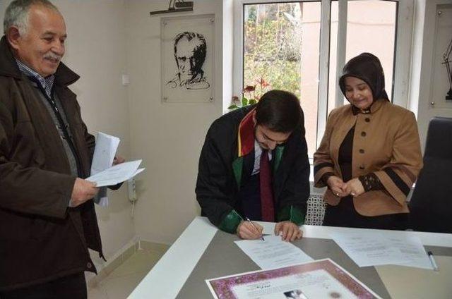 Belediye Başkanı Selim Yağcı&rsquo;nın Oğlu Avukatlık Mesleğine İlk Adımı Attı 2