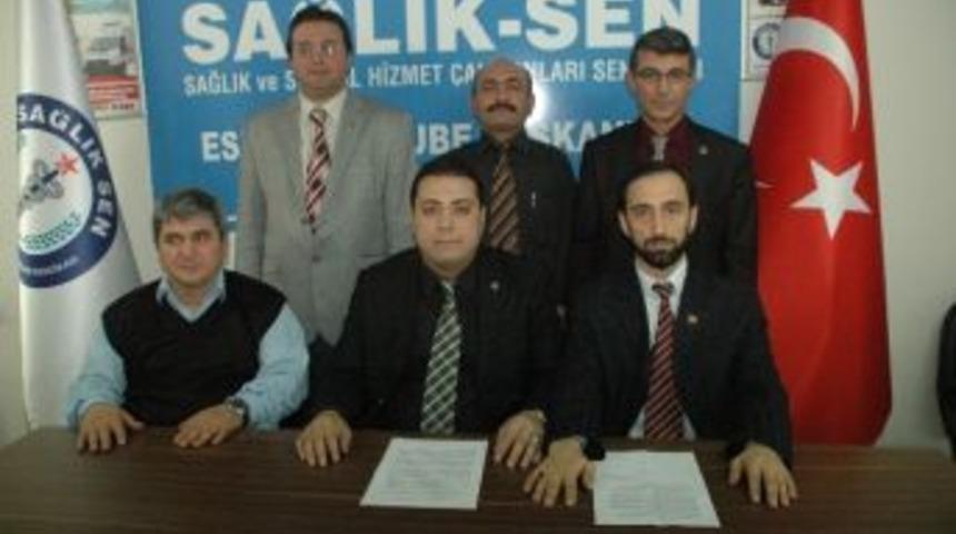 Sağlık Sen Eskişehir Şube Başkanı Hasan H&uuml;seyin K&ouml;ksal: