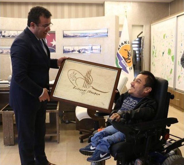 Başkan Taşçı, Engelli Çocukları Ağırladı