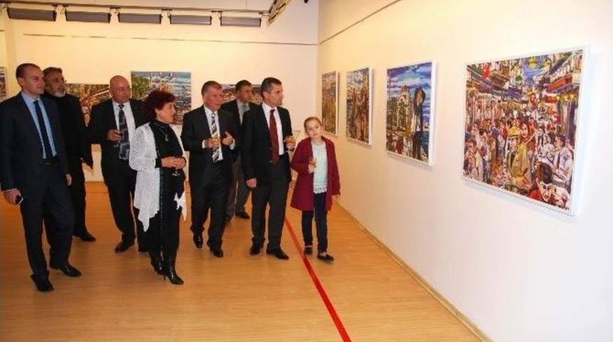 Ressam &Ouml;zg&ouml;ren&rsquo;in Sergisi Sanatseverleri Ağırlıyor