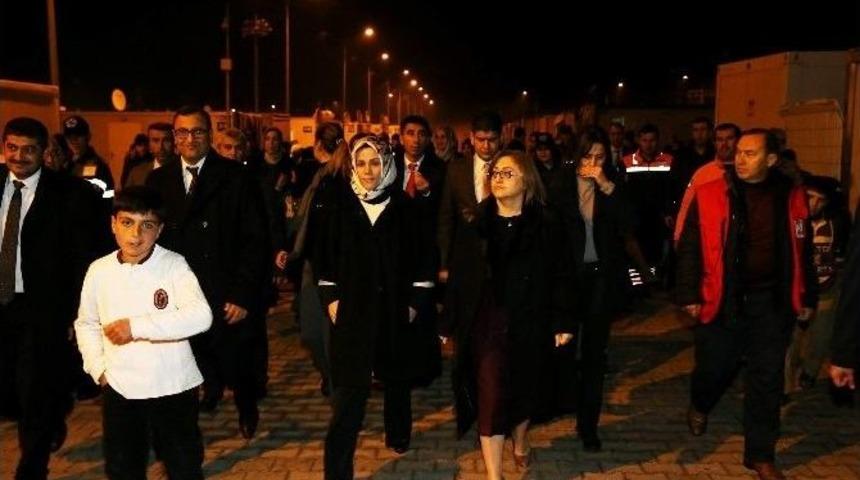 Cumhurbaşkanı Erdoğan&rsquo;ın Kızı Ve Oğlu Gaziantep&rsquo;te