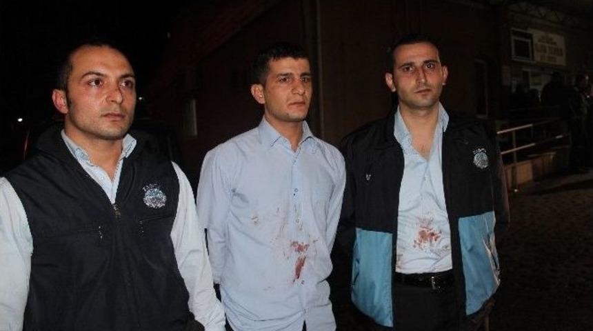 Midyeciler Zabıtaya Bı&ccedil;akla Saldırdı