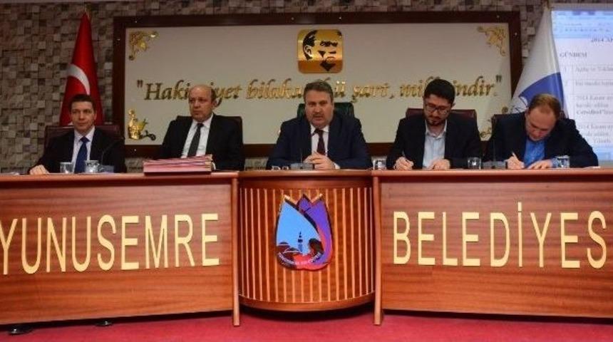 Yunusemre Belediyesi Aralık Ayı Meclis Toplantısı Ger&ccedil;ekleştirildi