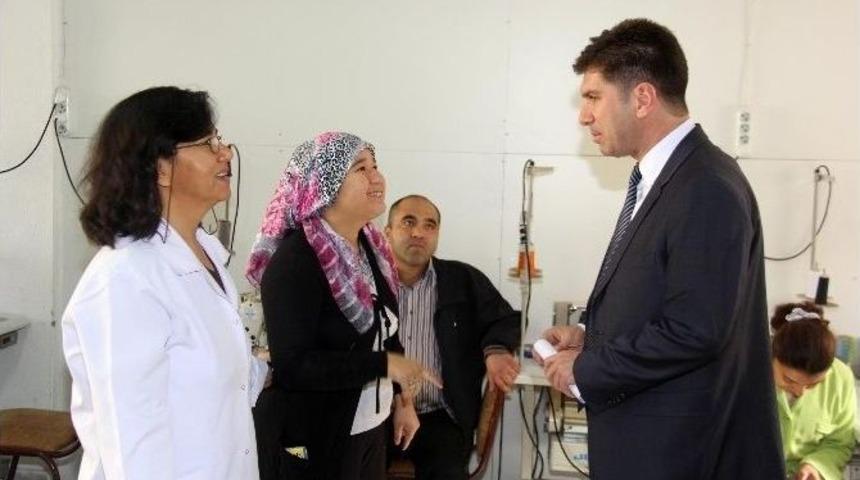 Başkan Ercengiz, Engelli At&ouml;lyesi&rsquo;ni Ziyaret Etti