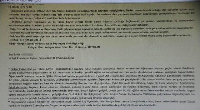 (özel Haber) İş Başvuru İlanında Şaşırtan Madde 1