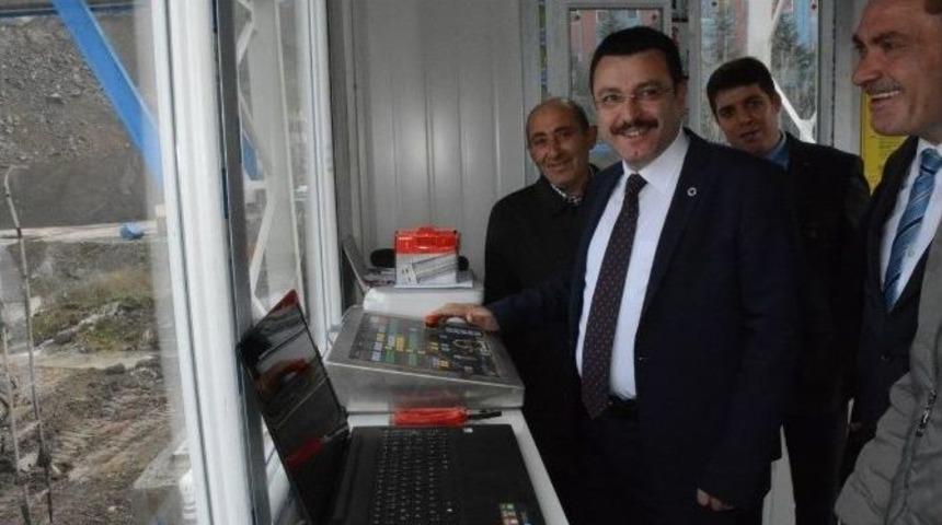 Ortahisar Belediyesi Hazır Beton Santrali Deneme &Uuml;retimine Başladı