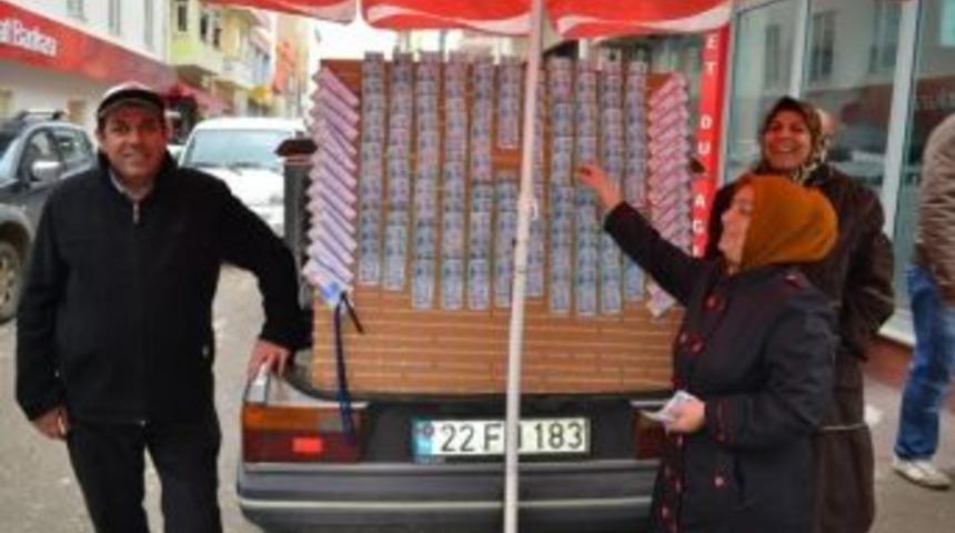 50 Milyonluk Biletler Keşan&rsquo;da Satışa Sunuldu