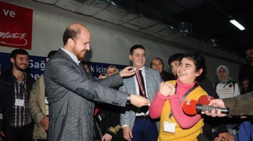 Bilal erdoğan "ya hak" dedi, engelliler ile ok attı