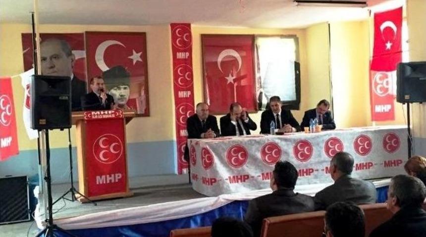 Mhp Olur İl&ccedil;e Teşkilatının 11. Olağan Kongresi Yapıldı