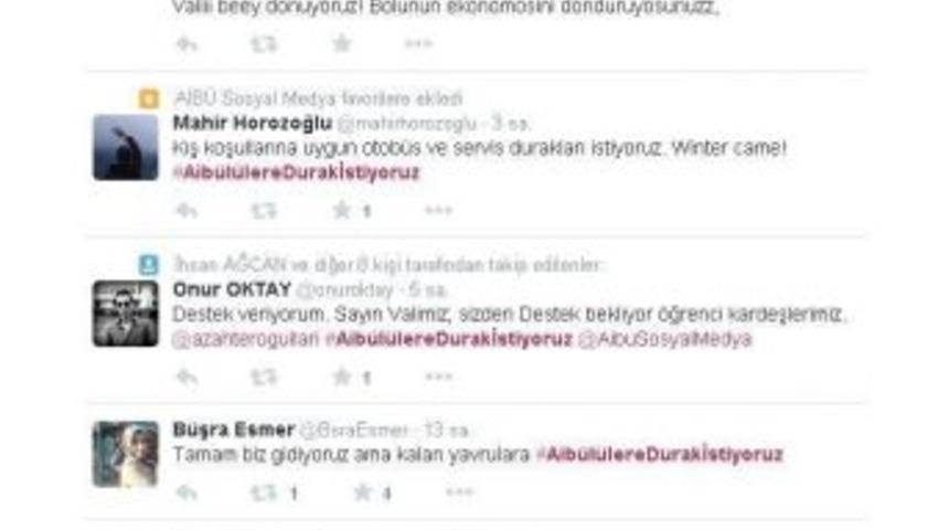 Aib&uuml;&rsquo;de &Ouml;ğrencilerin Kapalı Durak İsyanı