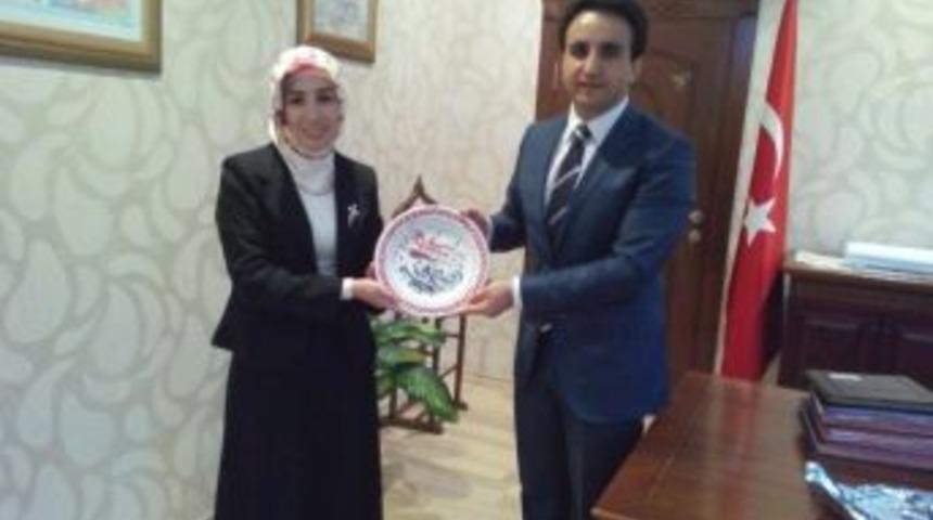 Batman Evrensel Yaşam Derneği Sason Kaymakamı D&uuml;ndarı Ziyaret Etti