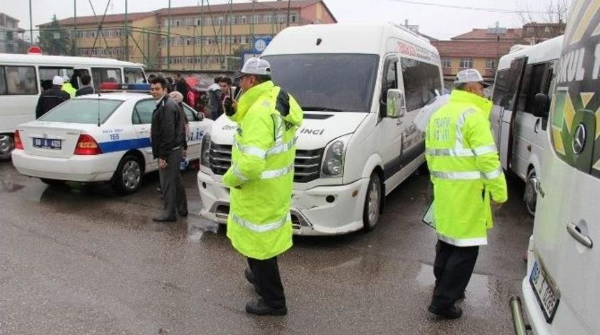 Aksaray&rsquo;da Okul Servisleri Denetleniyor