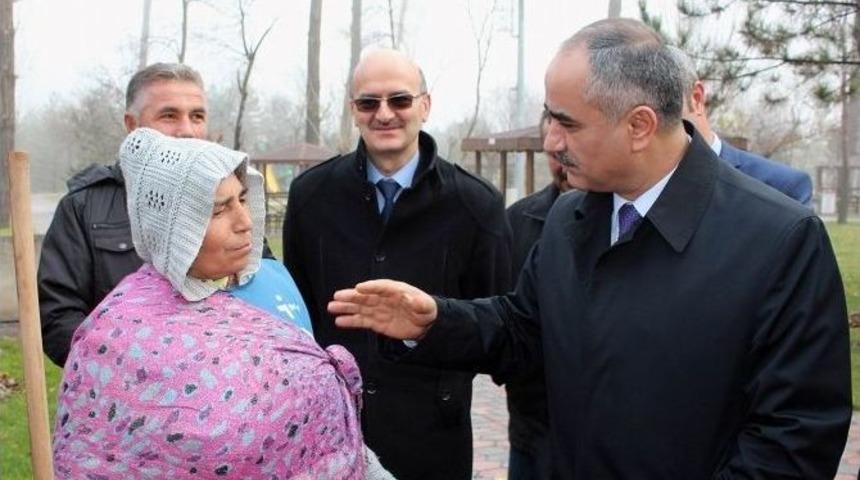 Başkan Aydın&rsquo;dan Ge&ccedil;i&ccedil;i İş&ccedil;ilere Ziyaret