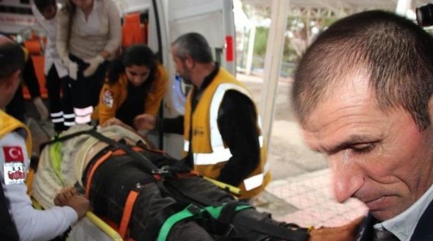 Yüksek Hızlı Tren Şantiyesinde Elektrik Akımına Kapılan İşçi Yaralandı