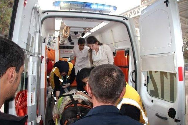 Yüksek Hızlı Tren Şantiyesinde Elektrik Akımına Kapılan İşçi Yaralandı 1