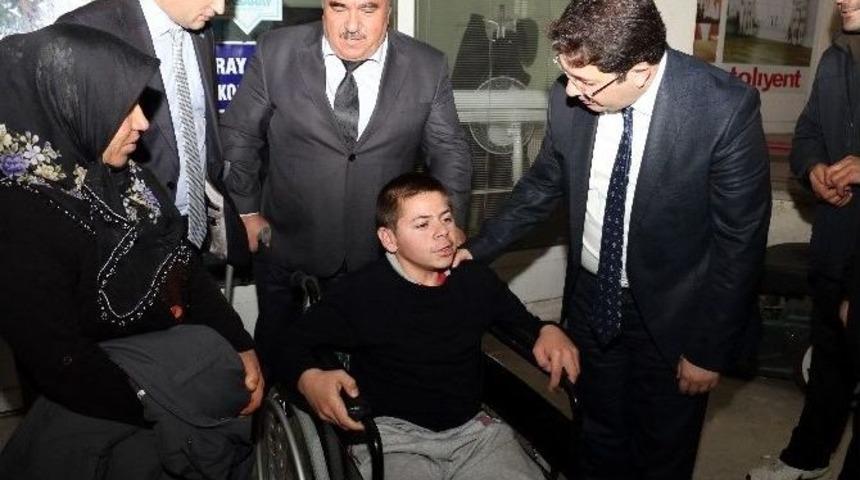 Başkan Yazgı&rsquo;dan Engellilere Ziyaret