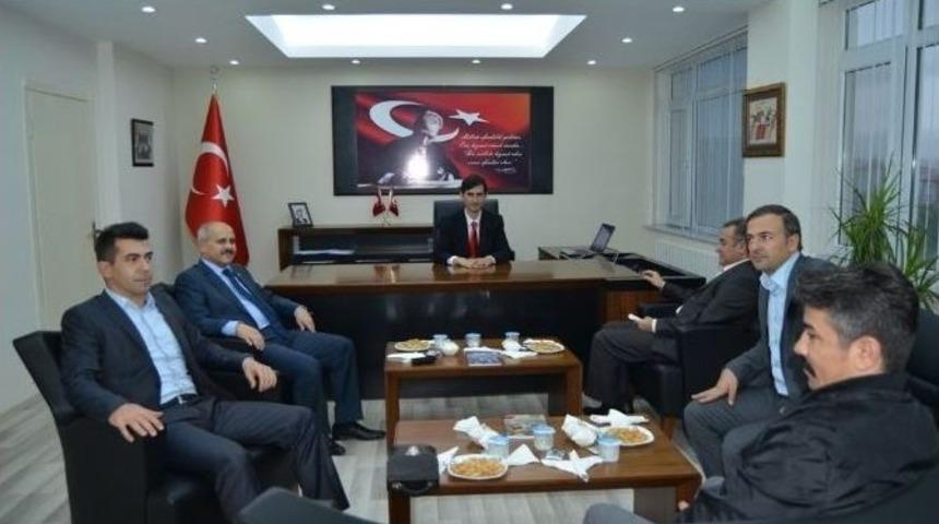 Kaymakamlardan Kaymakam Meşeli&rsquo;ye Ziyaret