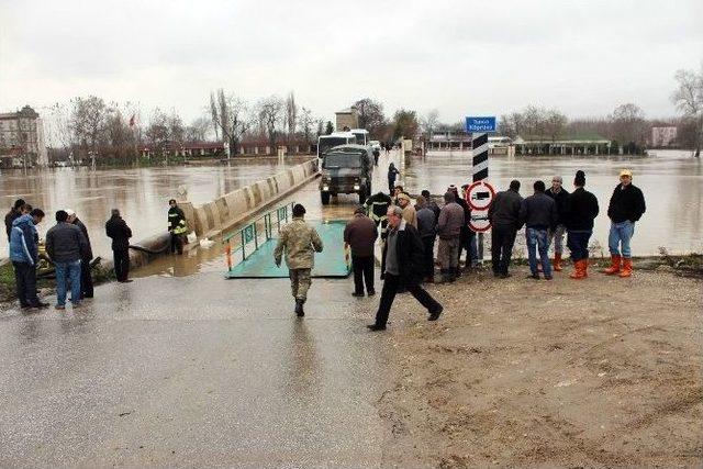 Tunca Köprüsüne Platform Kuruldu