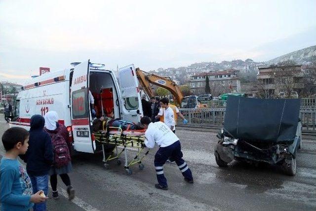 Beypazarı’nda Trafik Kazası: 1 Yaralı