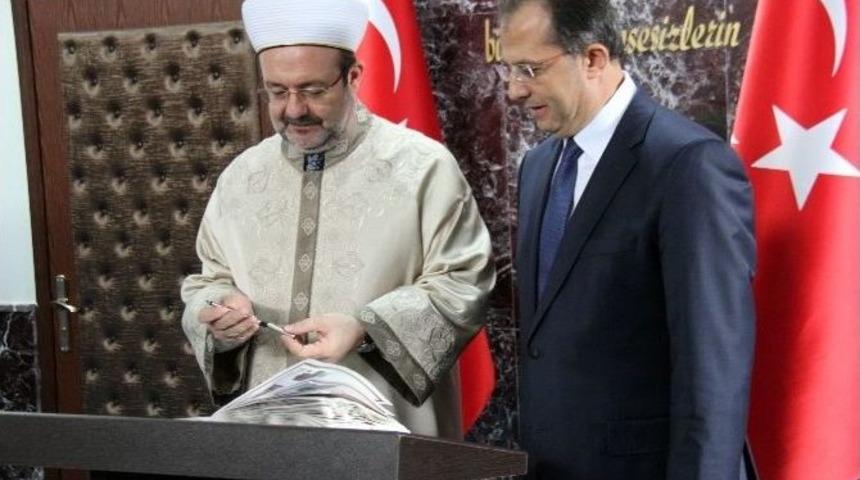 Diyanet İşleri Başkanı Mehmet G&ouml;rmez Bing&ouml;l&rsquo;de