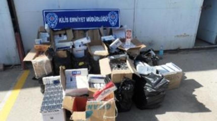 Kilis'te 51 Bin Paket Sigara Ele Ge&ccedil;irildi