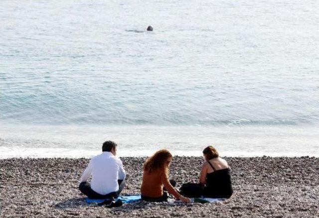 Antalya'da Aralikta Deniz Girdiler