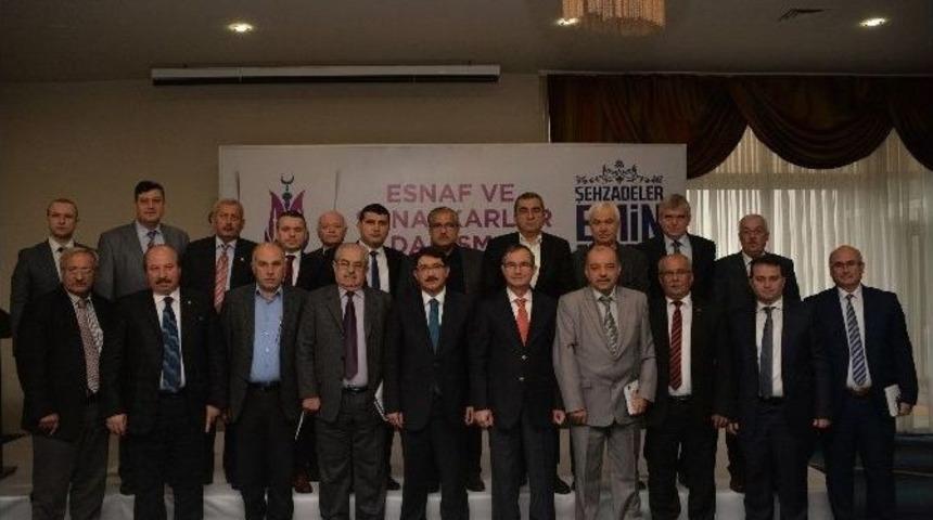 Başkan &Ccedil;elik, Esnaf Ve Sanatkarı Dinledi