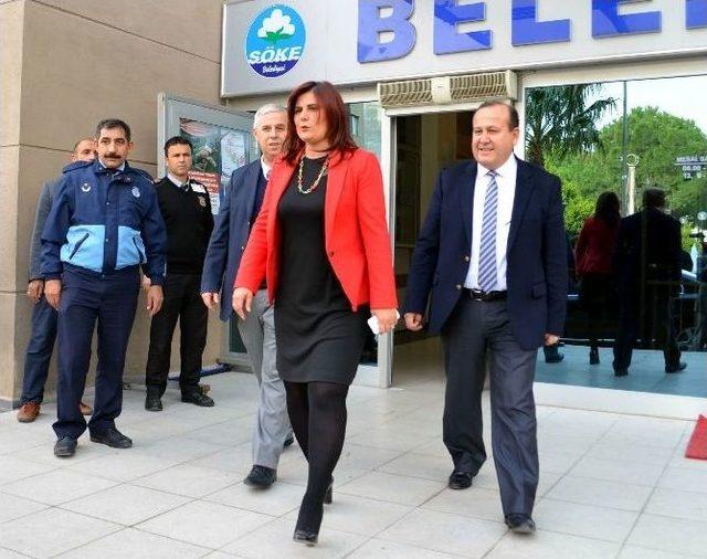 Büyükşehir Başkanı Özlem Çerçioğlu’ndan Söke Belediyesi’ne Ziyaret