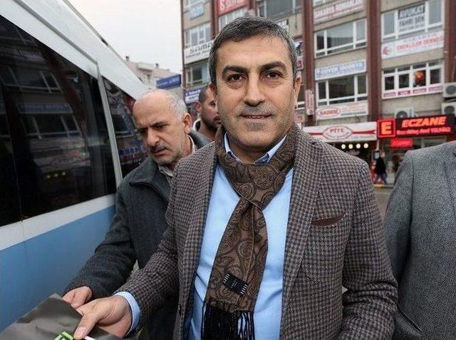 Minibüsçü Esnafı Sakaryaspor’a Destek Verdi