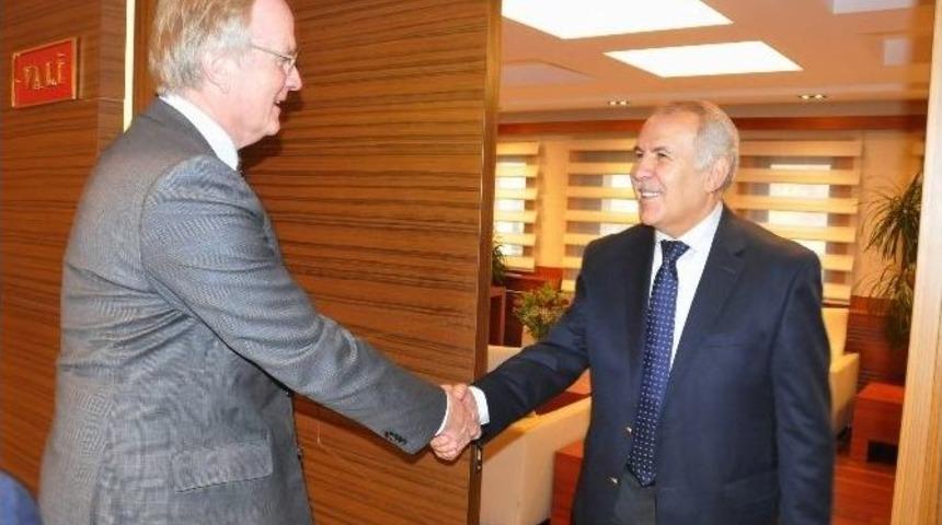 Almanya&rsquo;nın Ankara B&uuml;y&uuml;kel&ccedil;isi Polh, Vali Ata&rsquo;yı Ziyaret Etti