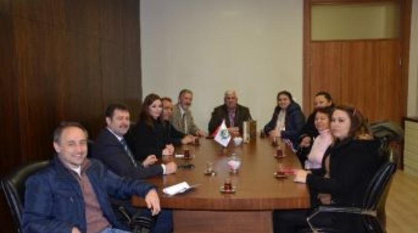 Chp &Ccedil;erkezk&ouml;y İl&ccedil;e Başkanı Hasan Demir&rsquo;den, Y&uuml;ksel&rsquo;e Ziyaret