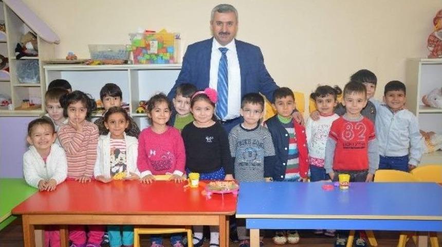Başkan Baran Minik &Ouml;ğrencilerle Bir Araya Geldi