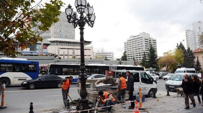 Tarihi B&ouml;lgeye Dekoratif Aydınlatma Direkleri