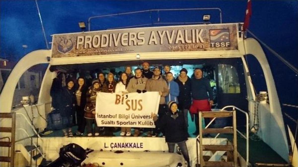 Ayvalık, Su Altı Tutkunlarını Kış Mevsiminde De Ağırlıyor