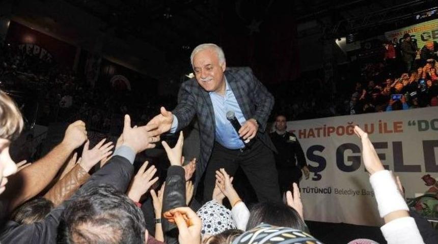 Kepez&rsquo;de Nihat Hatipoğlu İzdihamı