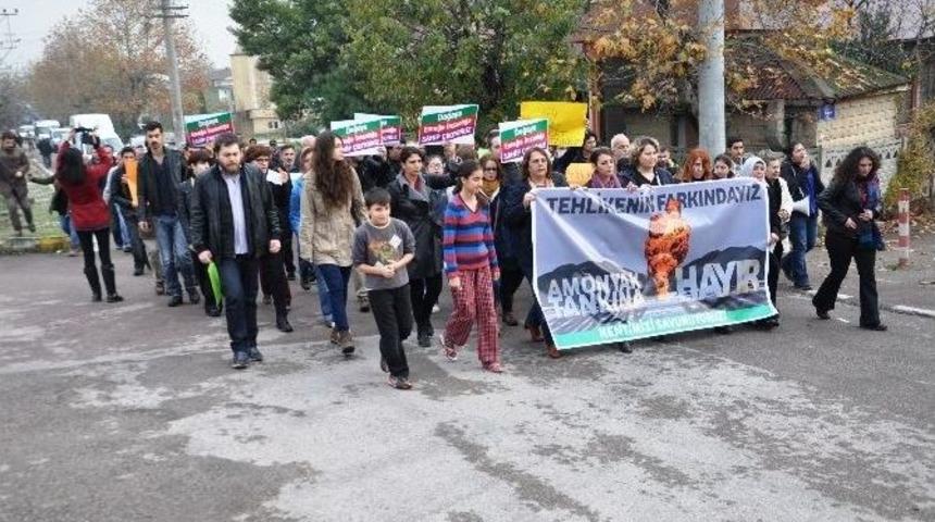 Kocaeli&rsquo;de &rsquo;amonyak Depolama Tankı&rsquo; Projesine Tepki