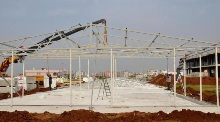 Unicef'ten Suriyelilere 2 Prefabrik Okul