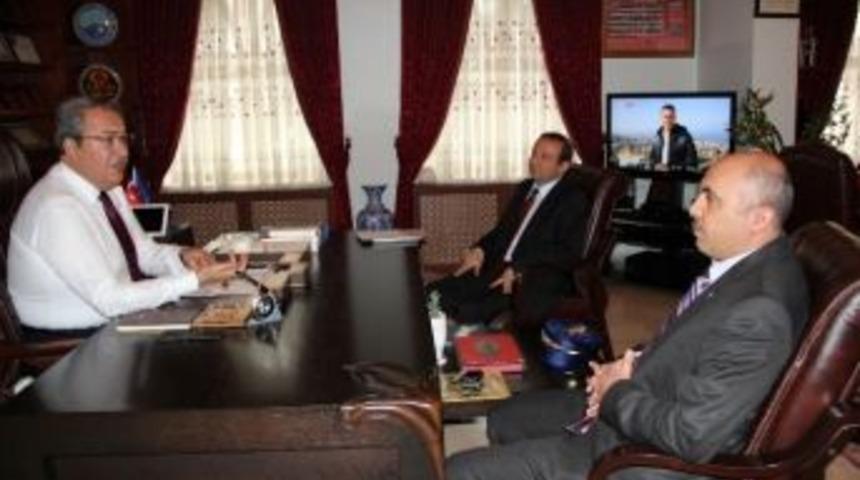 Meteoroloji Kayseri B&ouml;lge M&uuml;d&uuml;r&uuml; &Ouml;zkır, &Uuml;nver&rsquo;i Ziyaret Etti