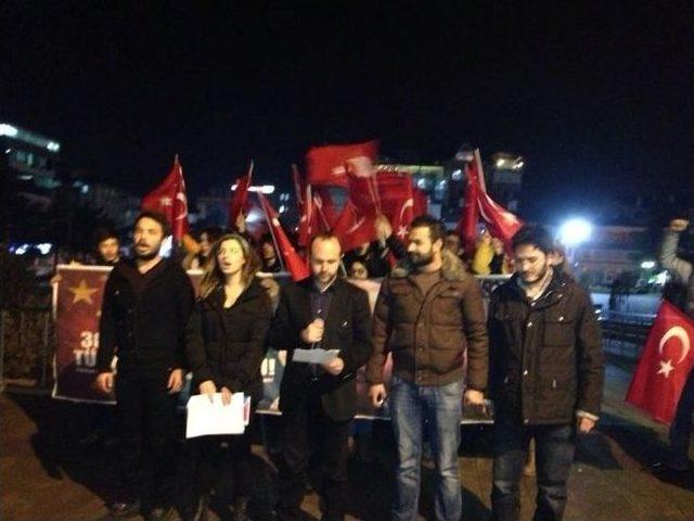 Chp Erzurum Gençlik Kolları, Türk Kardeşliği İçin Yürüdü